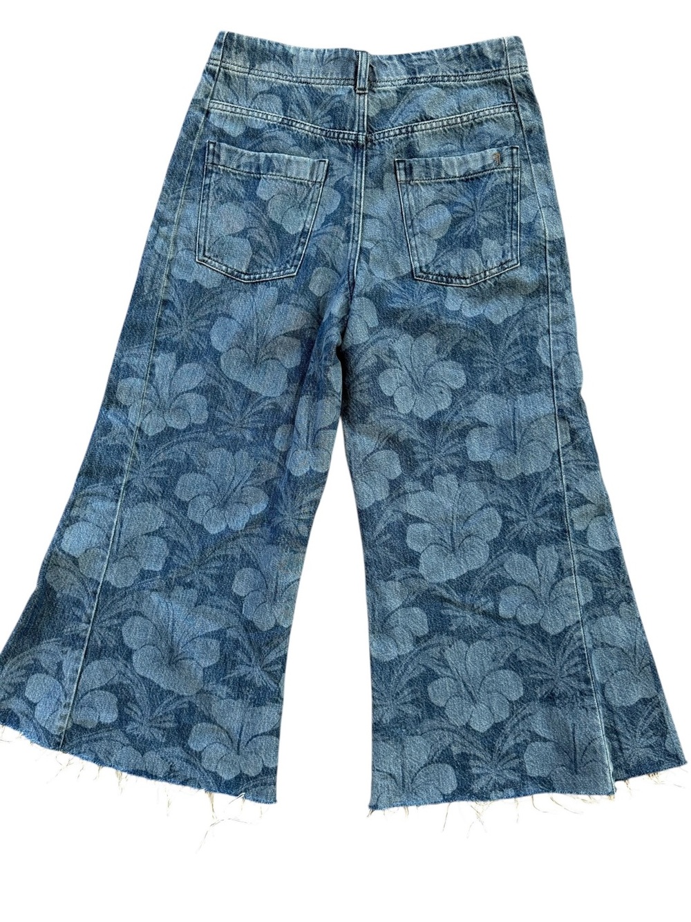 Pilcro Adi Crop Hibiscus Mid-Rise Jeans Sz 30 NWOT - Picture 5 of 10